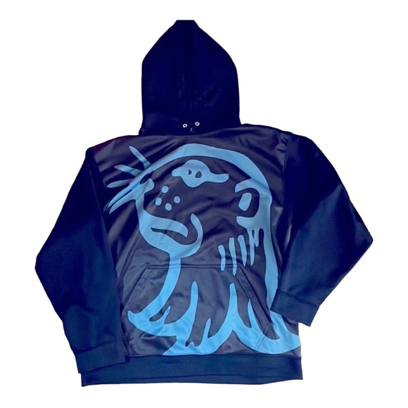 Kobe unisex Blue sports wear pullover hoodie size : Large no string - Picture 4 of 9